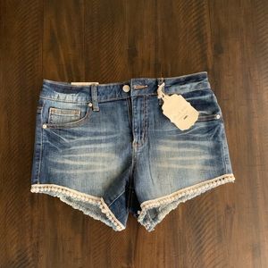 Altar’d state blue jean shorts
